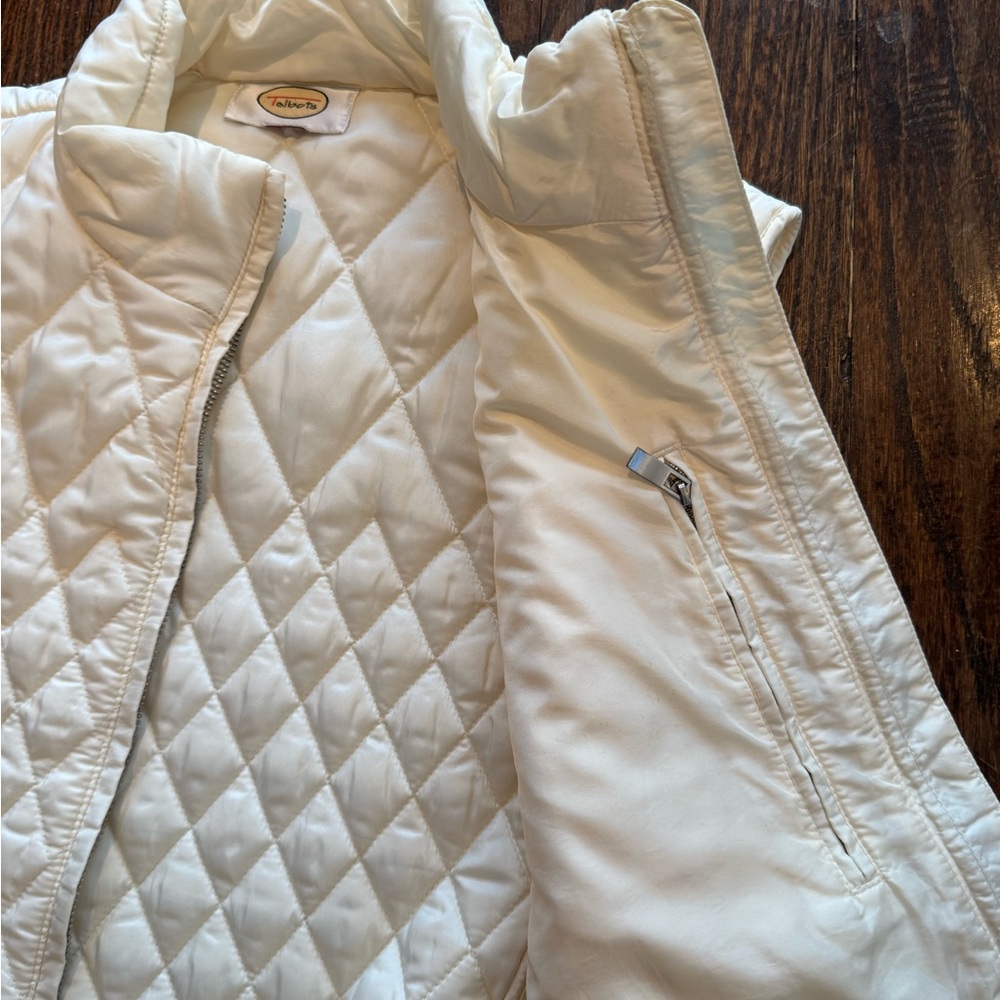 Talbots Quilted Shirttail Vest - Picture 6 of 9